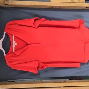 Plus size 3x short sleeved V neck top